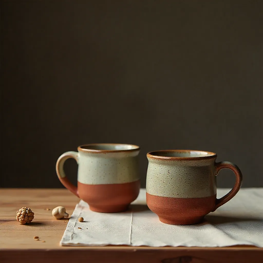 Porcelain vase with subtle glaze variation